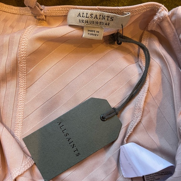 NWT AllSaints SZ 10 Blush Yuni Bodysuit! - Picture 5 of 12